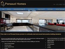 Tablet Screenshot of persaudhomes.com.au